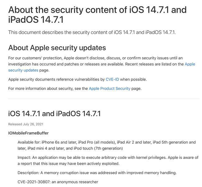 达坂城苹果手机维修分享iOS 14.7.1 正式版更新内容及升级方法 